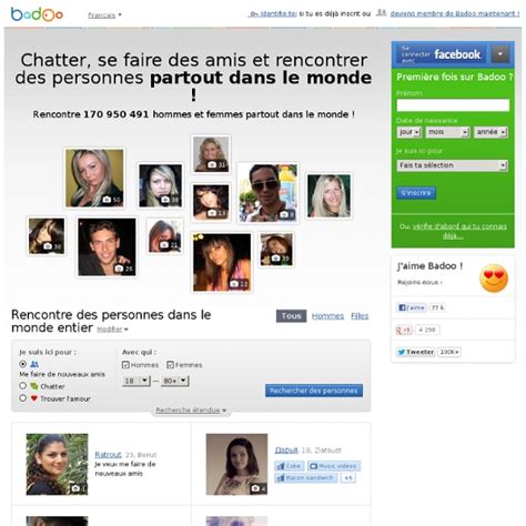 baboo site de rencontre|Chatter en ligne et faire des connaissances en France